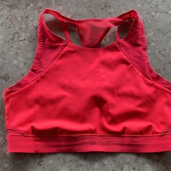 Under Armour gym bra mesh Tangerine orange medium - Picture 4 of 9
